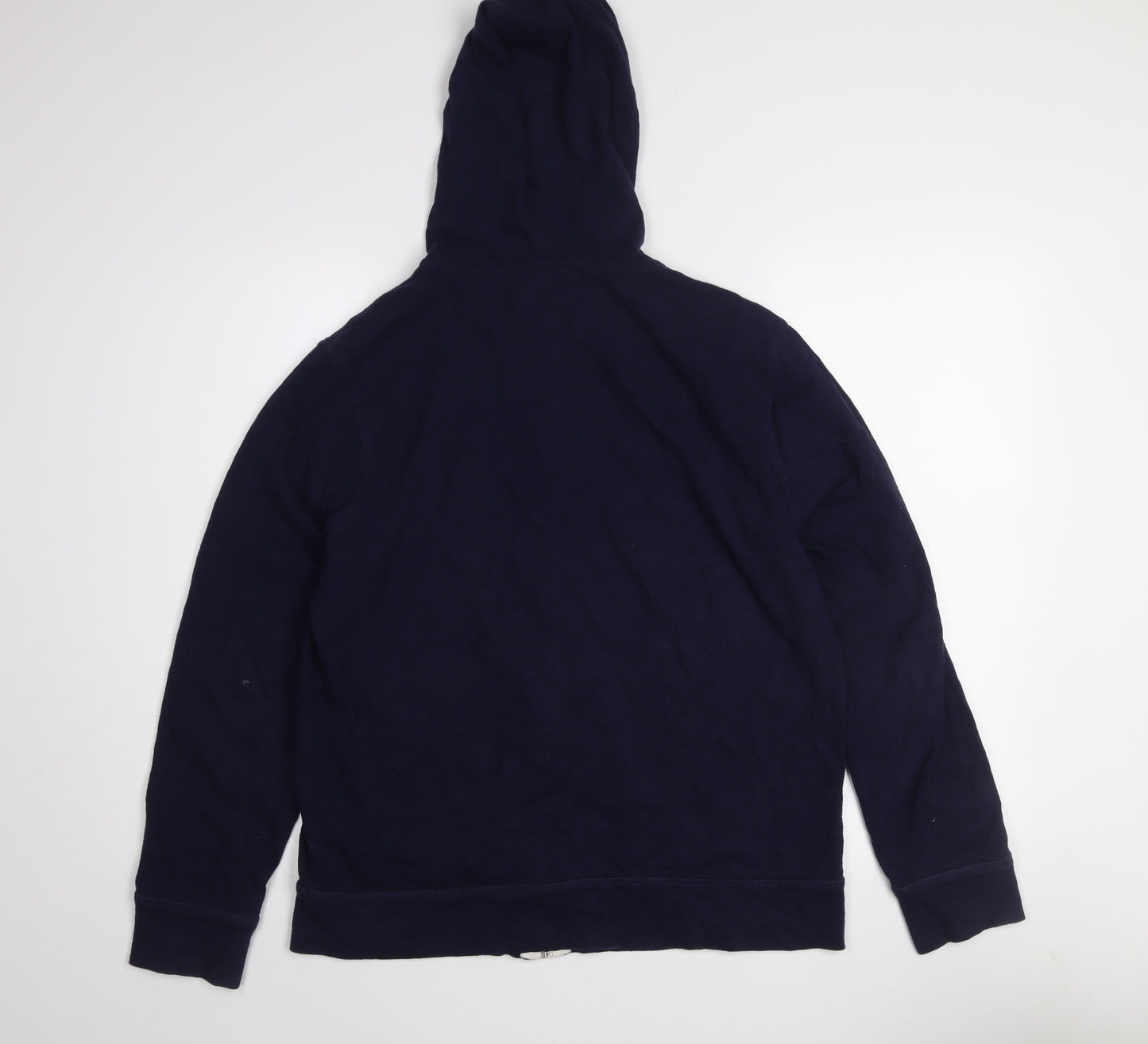 Gap Men’s Blue Cotton Full Zip Hooded Jacket Size M