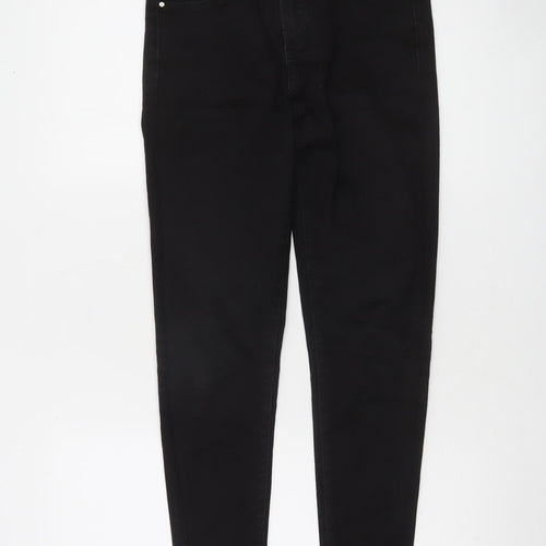 Savida Women’s Black Ankle Zip Skinny Jeans Size 10