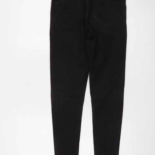 Savida Women’s Black Ankle Zip Skinny Jeans Size 10