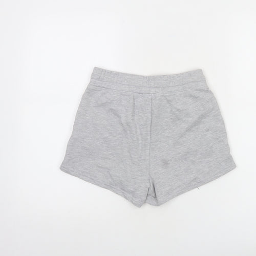 Reflex Womens Grey Sweat Shorts S Casual California Embroidered Activewear