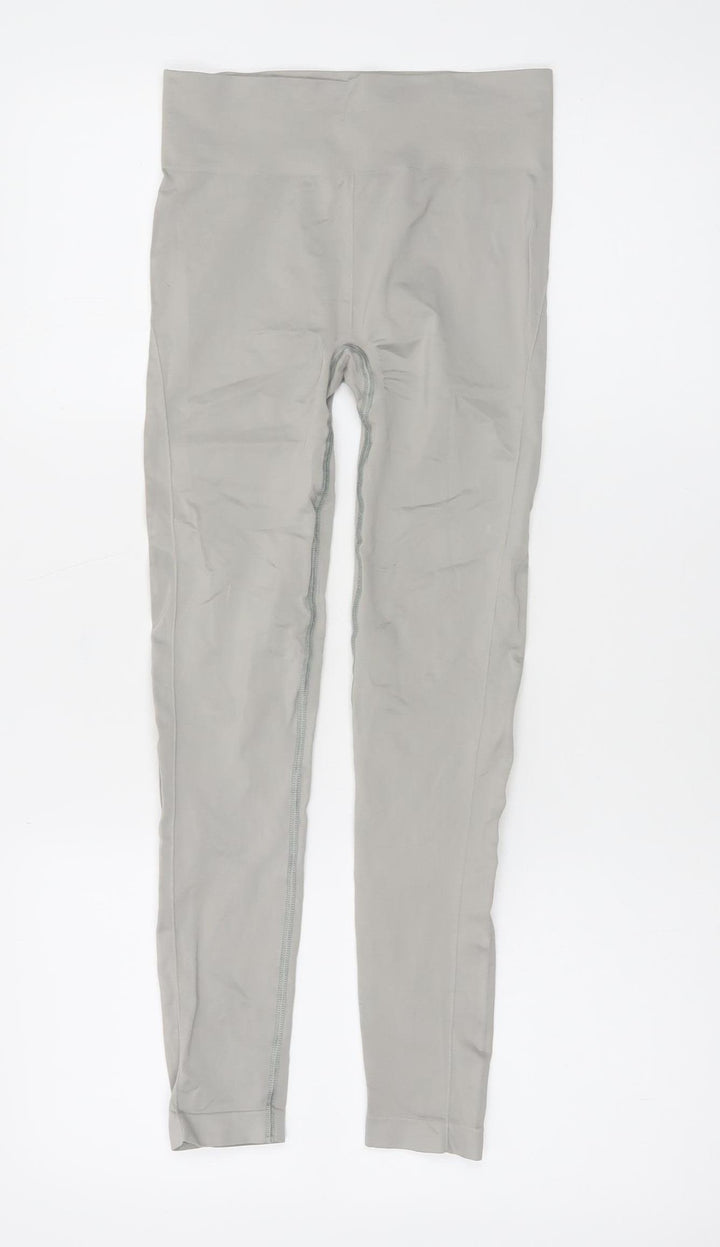 Pull & Bear Women’s Beige Slim Leggings Size S Activewear Gym Yoga Trousers