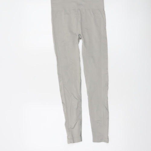 Pull & Bear Women’s Beige Slim Leggings Size S Activewear Gym Yoga Trousers
