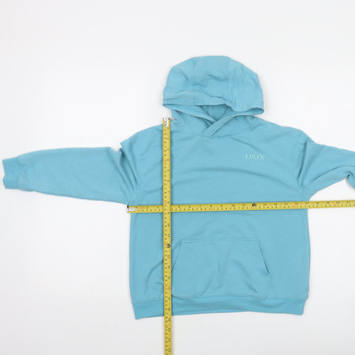 Levi's Boys Blue Pullover Hoodie Size 8 Years Cotton Blend