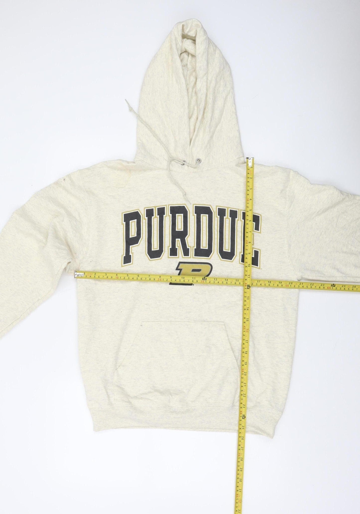 Champion Men's Beige Purdue Pullover Hoodie Size M