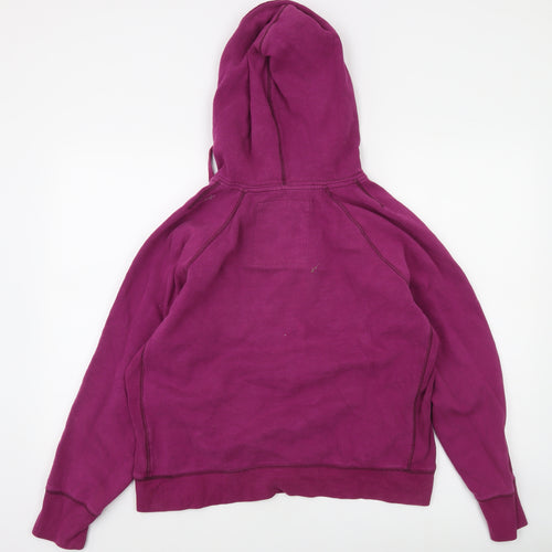 American Eagle Womens Purple Pullover Hoodie XL Graphic Print Casual