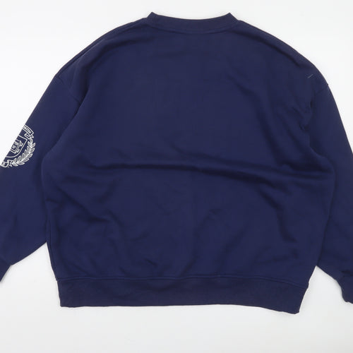 Yale University Women's Navy Blue Crew Neck Pullover Sweatshirt M