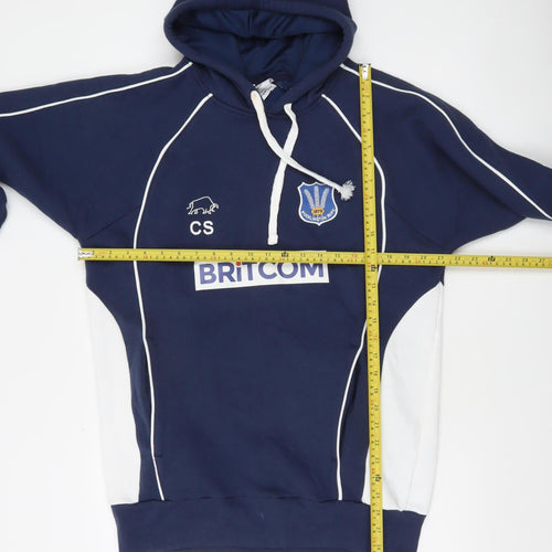 Raging Bull Mens Navy Blue Pullover Hoodie Size M Sportswear