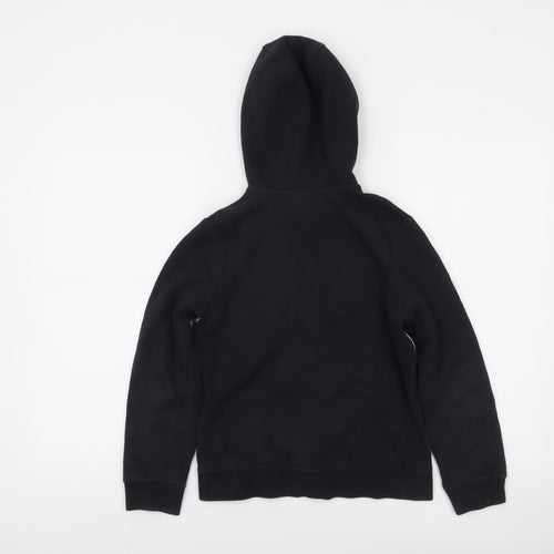 Nike Boys Black Full Zip Hoodie 10-12 Years Football Sportswear