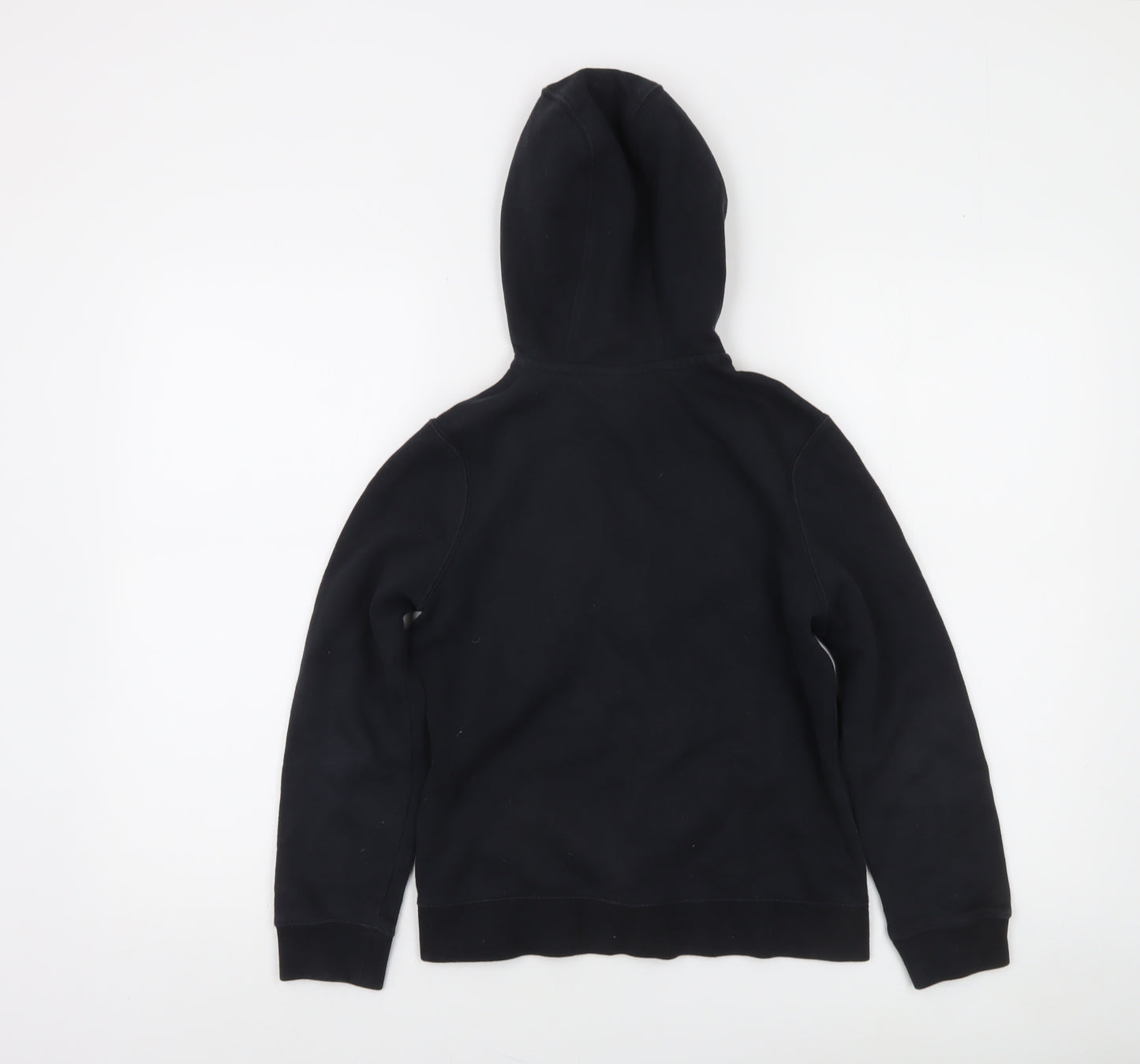 Nike Boys Black Full Zip Hoodie 10-12 Years Football Sportswear