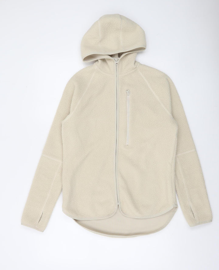 H&M Sport Women’s Beige Full Zip Fleece Hoodie XS