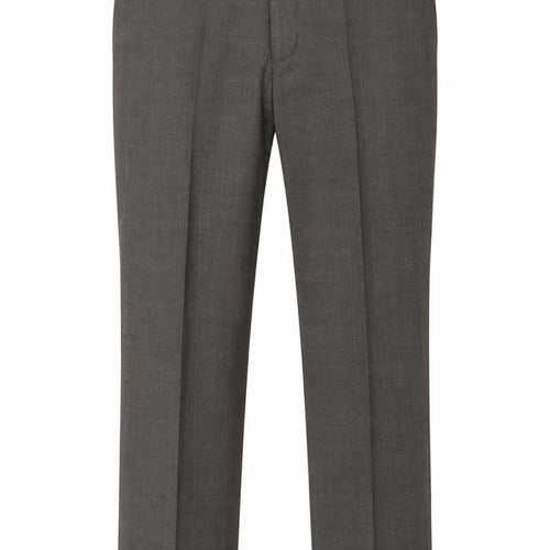 Next Men's Grey 34S Dress Pants Classic Fit Polyester Viscose Trousers