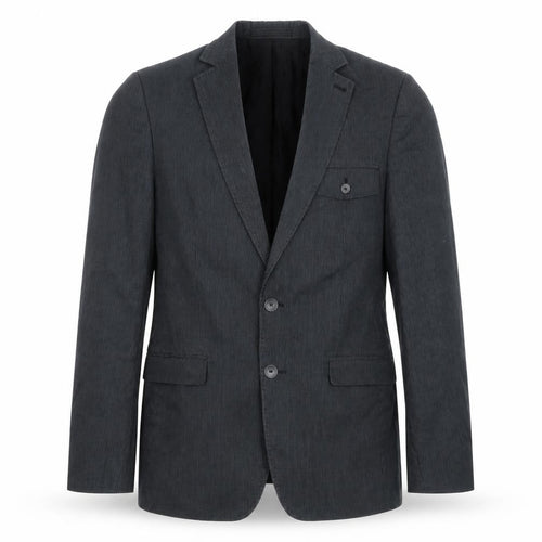 Mexx Mens Grey 36 Regular Single-Breasted Cotton Blend Blazer