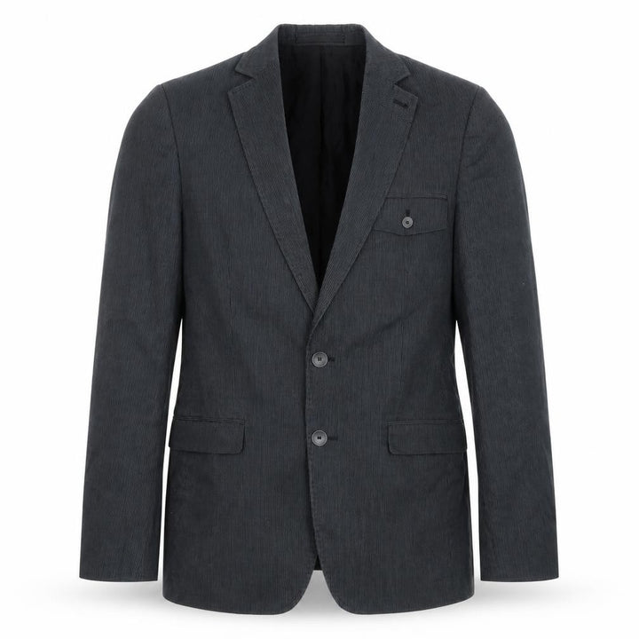 Mexx Mens Grey 36 Regular Single-Breasted Cotton Blend Blazer