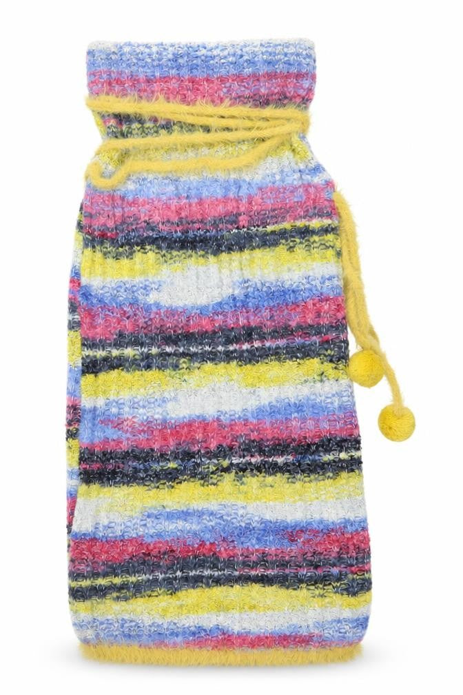 Front view of NECYSTUDIO Women’s Multicoloured Strapless Knit Bodycon Dress S