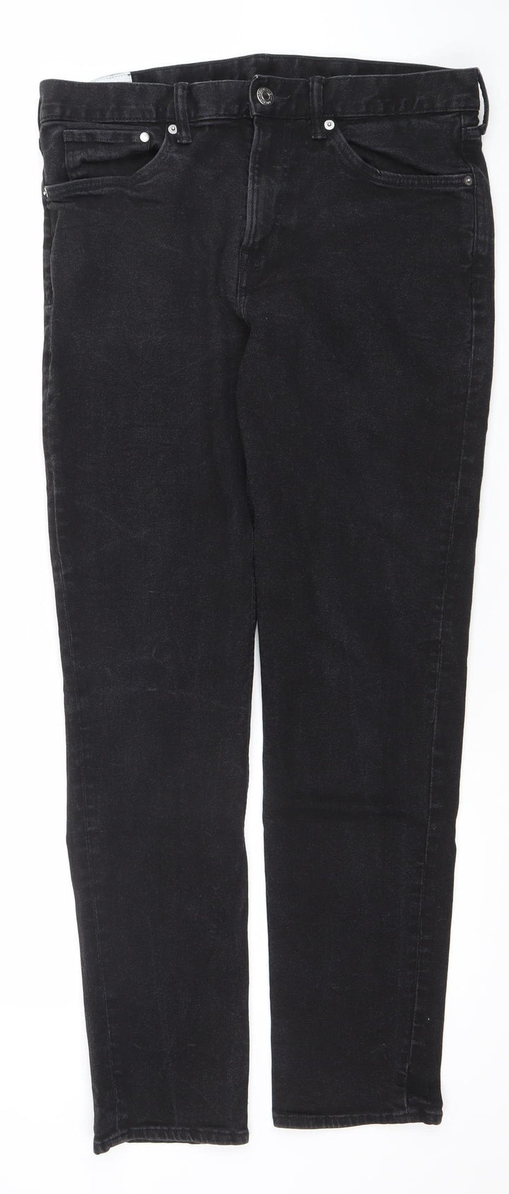 H&M Women’s Black Slim Fit Stretch Denim Jeans Size 8