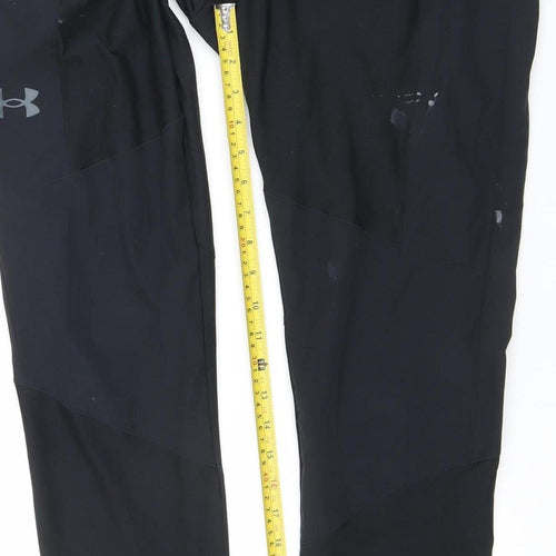 Under Armour Men's Black M Athletic Jogger Trousers Quick Dry