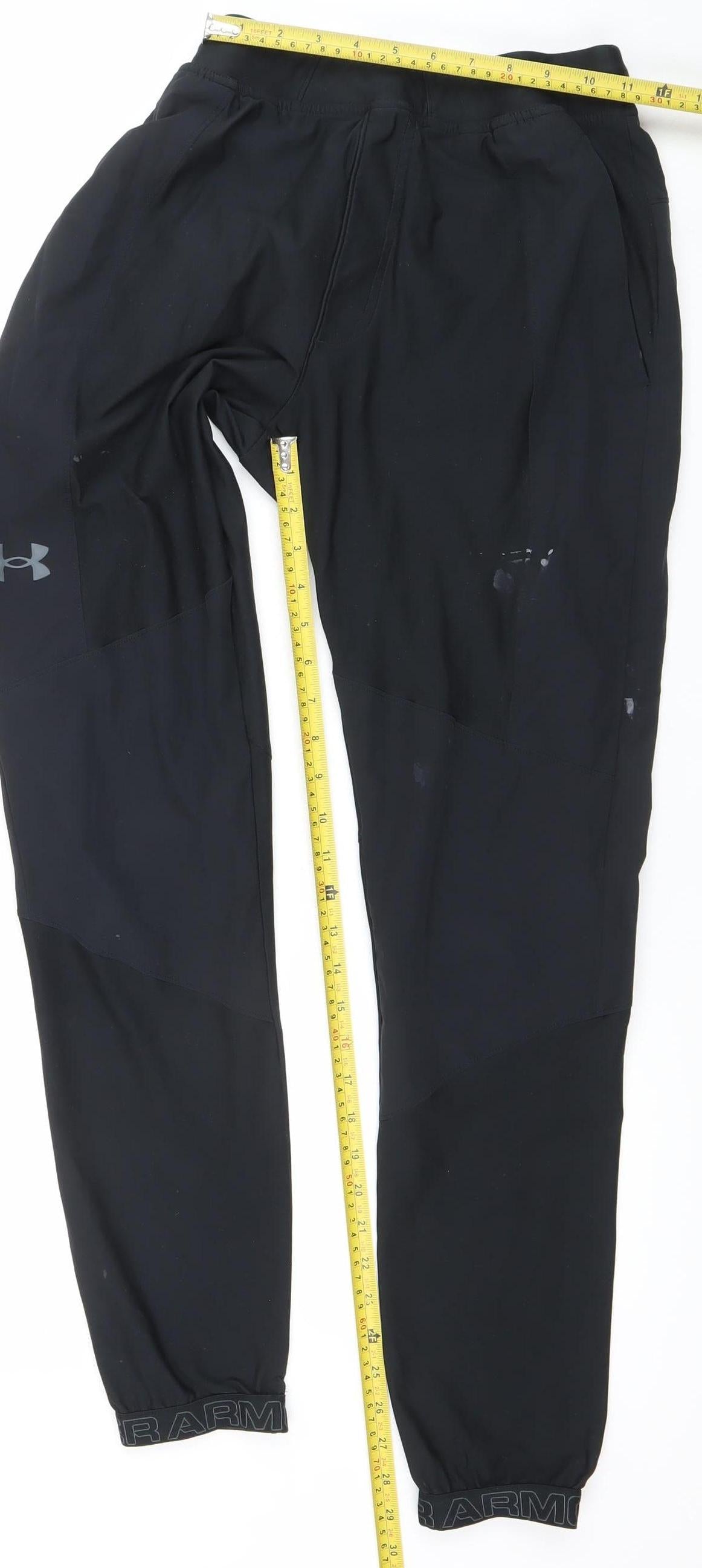 Under Armour Men's Black M Athletic Jogger Trousers Quick Dry