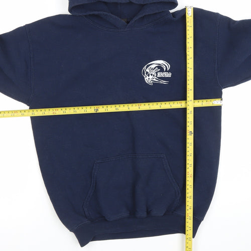 O'Neill Boys Navy Blue Pullover Hoodie Size L Graphic Surf Sweatshirt