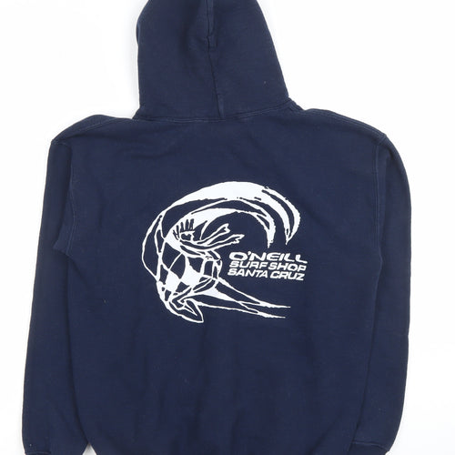 O'Neill Boys Navy Blue Pullover Hoodie Size L Graphic Surf Sweatshirt