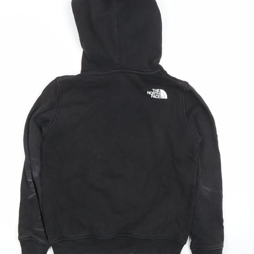 The North Face Boys Black Cotton Pullover Hoodie M Youth