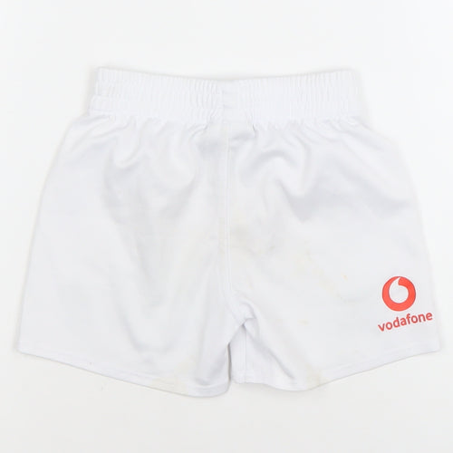 Canterbury Boys White Rugby Shorts 3 Years Athletic Activewear