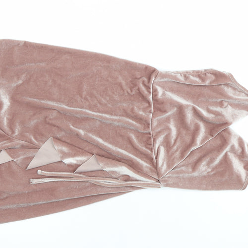 New Look Women’s Pink Velvet Slip Dress Size 6 Partywear