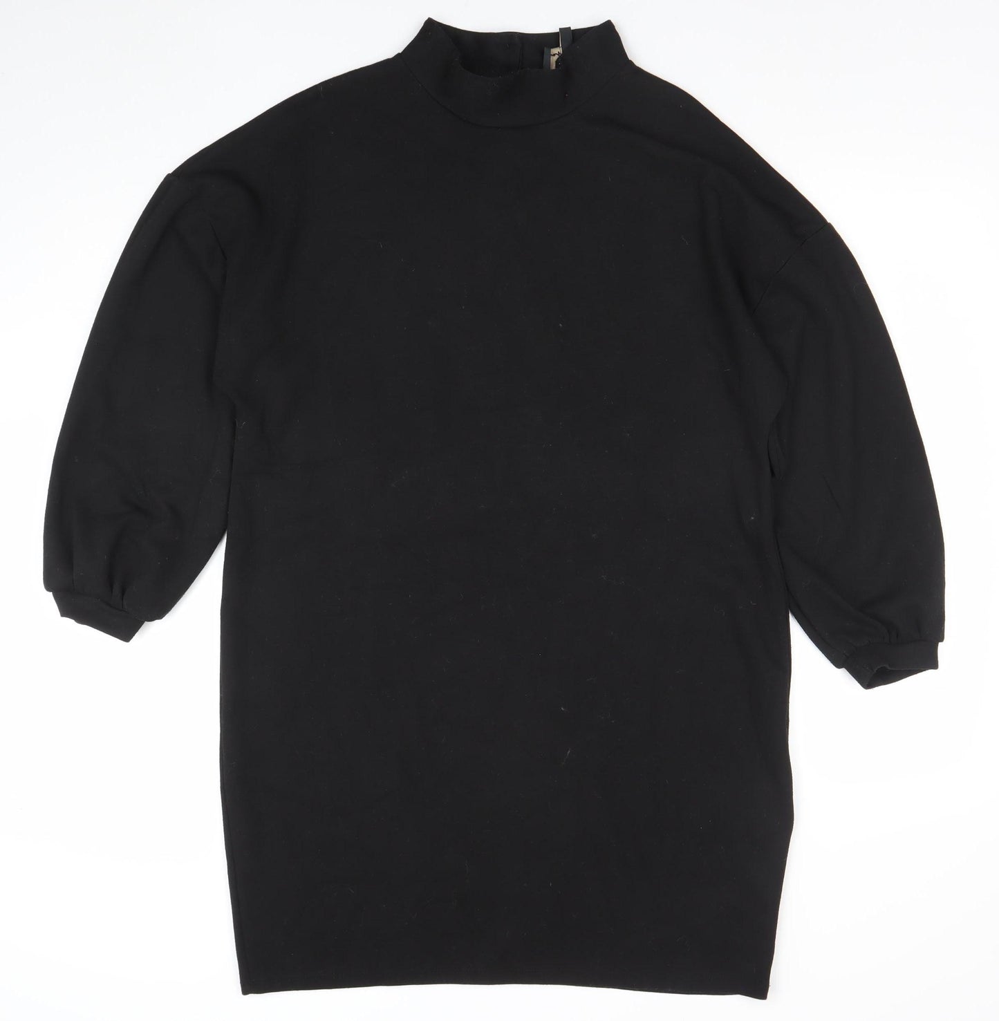 Phase Eight Women Black Size 14 Shift Knee Length Jersey Dress