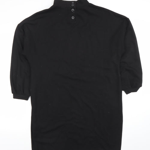 Phase Eight Women Black Size 14 Shift Knee Length Jersey Dress