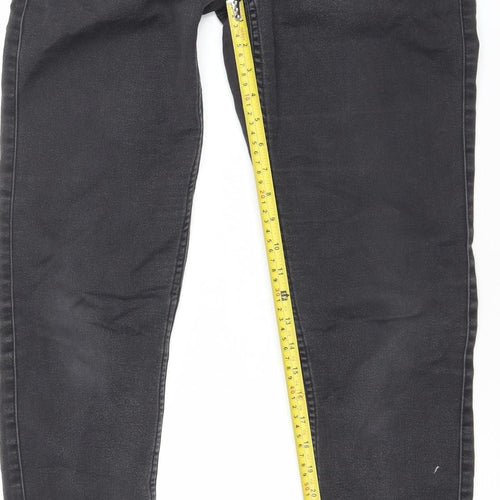 ONLY Women's Black Skinny Jeans Size M Long 34in Stretch Denim