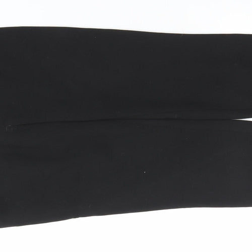 Vila Womens Black Slim Tapered Work Trousers Size 8