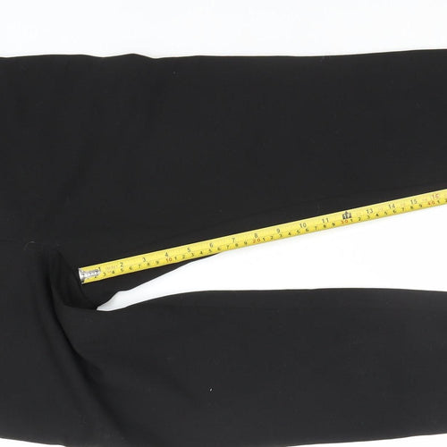 Vila Womens Black Slim Tapered Work Trousers Size 8