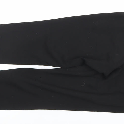 Vila Womens Black Slim Tapered Work Trousers Size 8