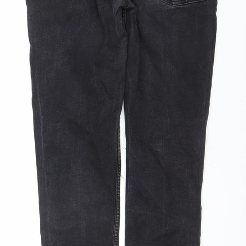 Firetrap Men’s Black Skinny Stretch Distressed Jeans 36L