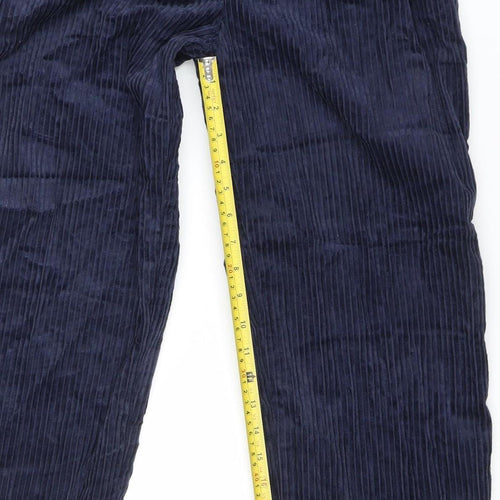 Club Montana Men's Blue Corduroy Chino Trousers Size 32