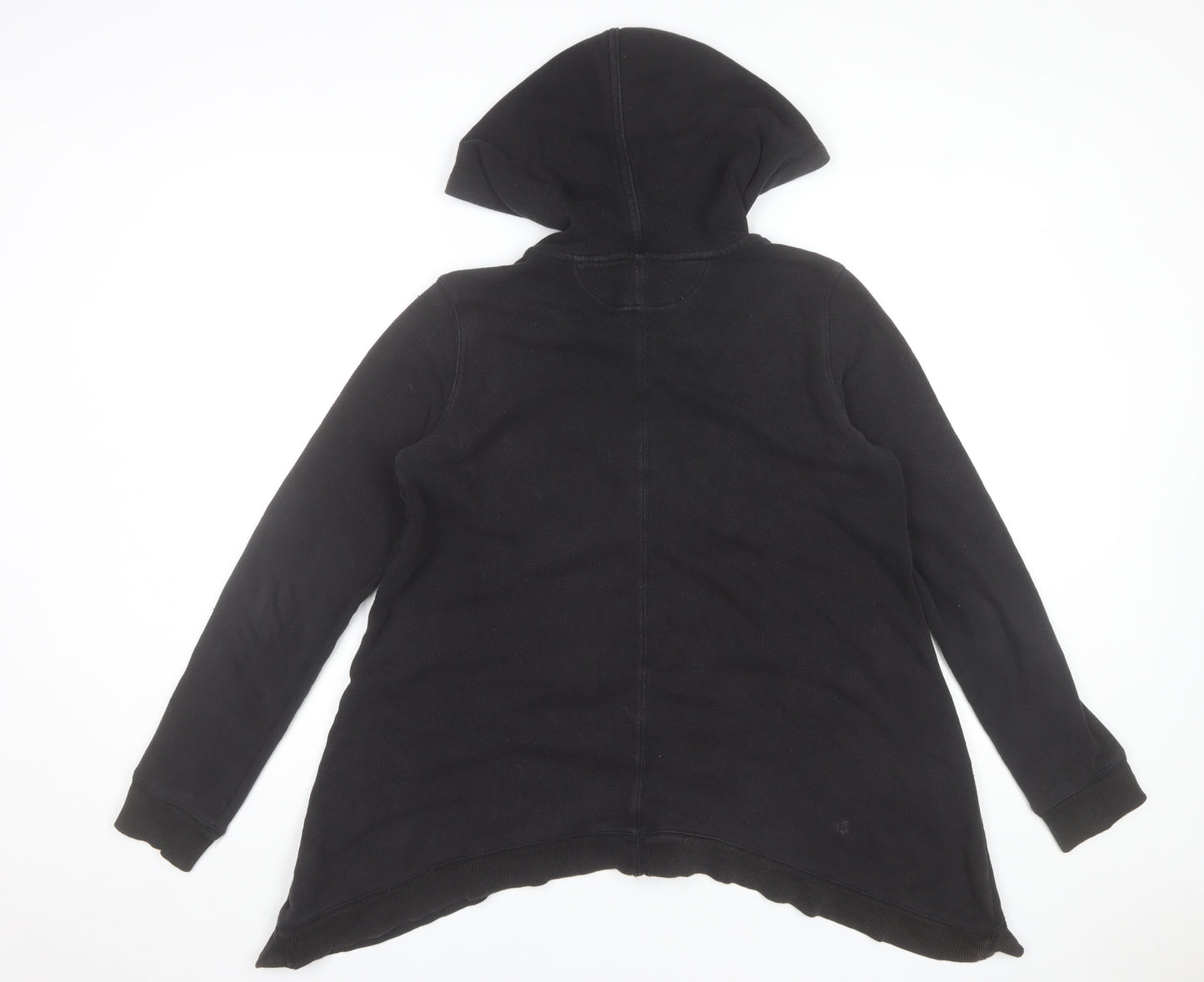Calvin Klein Performance Black Full Zip Hoodie Women M Fleece Cotton Blend