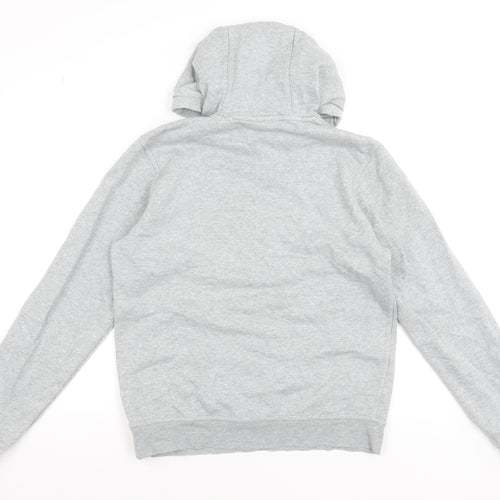 Nike Women's Grey Pullover Hoodie M Cotton Blend Casual