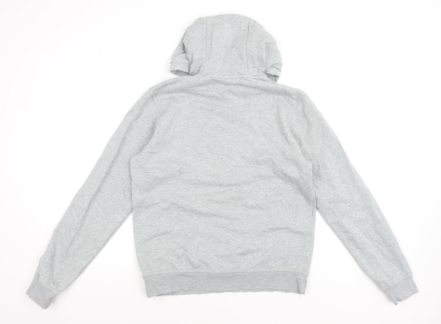 Nike Women's Grey Pullover Hoodie M Cotton Blend Casual