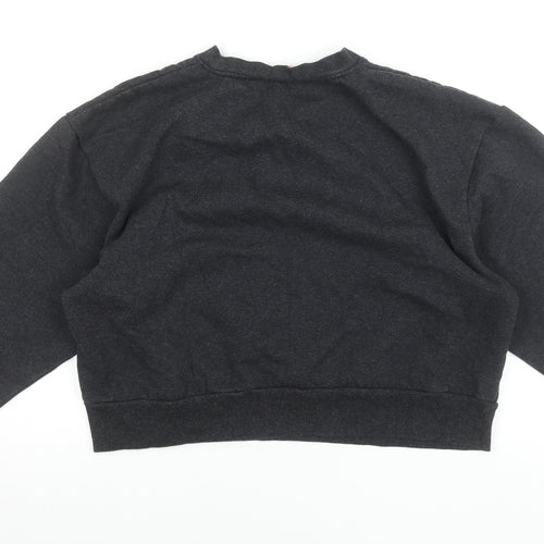 Boux Avenue Women’s Black Crew Neck Pullover Sweatshirt UK 14