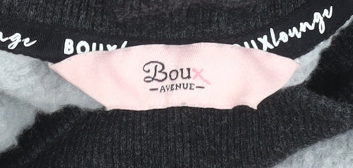 Boux Avenue Women’s Black Crew Neck Pullover Sweatshirt UK 14
