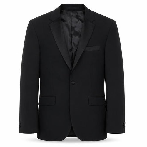 Marks & Spencer Men’s Black Wool Blend 36in Shawl Lapel Jacket