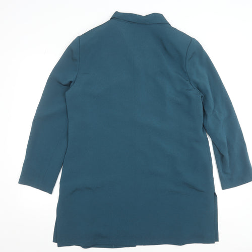 Jacques Vert Women's Blue Formal Mid-Length Overcoat Size 18