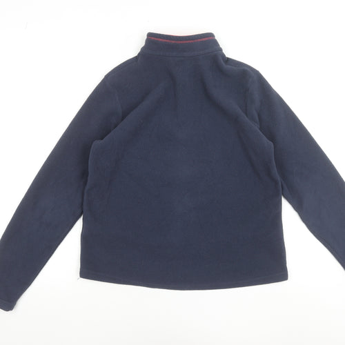 Quechua Girls Blue 12-13 Years Fleece 1/4 Zip Pullover Sweatshirt