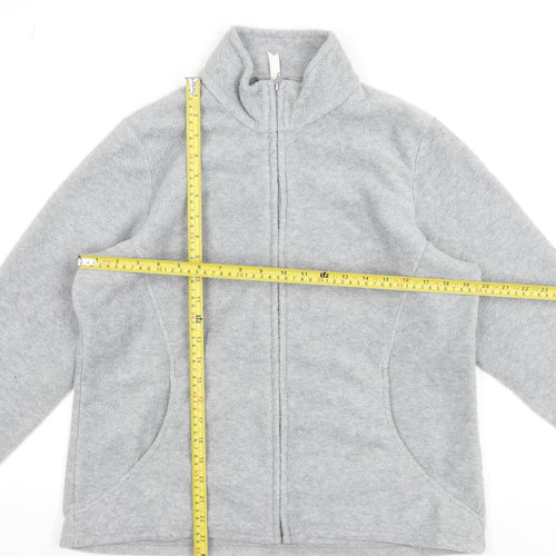 Marks and Spencer Women’s Grey Fleece Full Zip Jacket UK 18