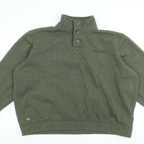 Regatta Men's Green 2XL Henley Outdoor Sweatshirt