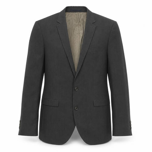 Next Men's Grey 40S Wool Blend Single-Breasted Suit Jacket