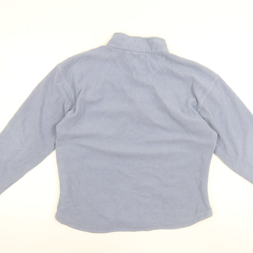 Tiso Women's Blue Microfleece 1/2 Zip Pullover Sweatshirt Size 14