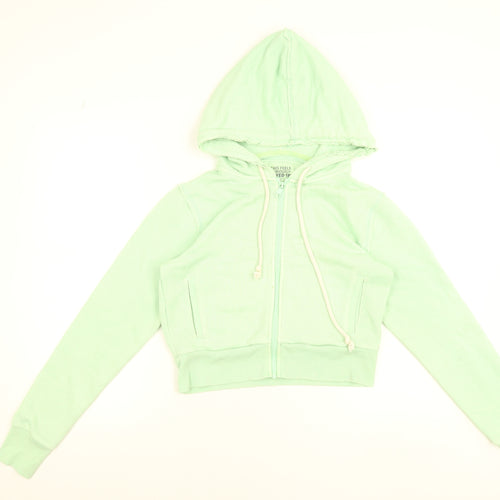 American Eagle Women’s Mint Green Full Zip Hoodie Size Small