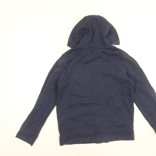 Nike Boys Blue Full Zip Hoodie Size M 137-147cm Cotton Blend
