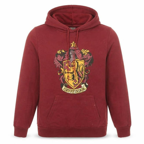 Harry Potter Gryffindor Burgundy Hoodie Women M Pullover Cotton Blend
