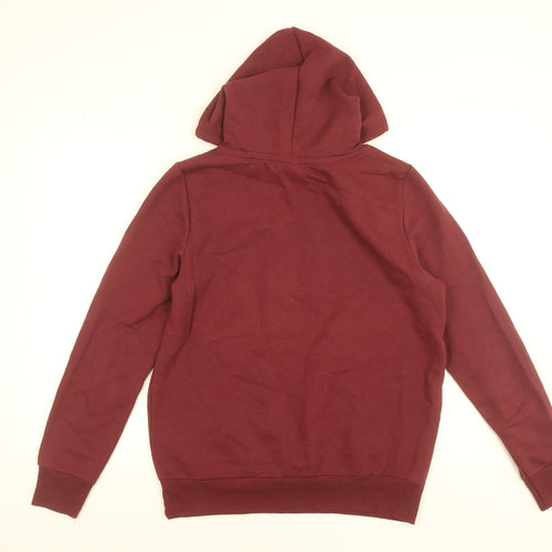 Harry Potter Gryffindor Burgundy Hoodie Women M Pullover Cotton Blend